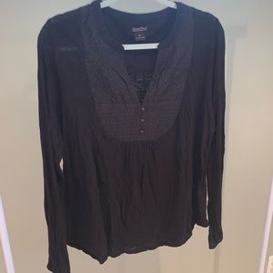 Black lucky brand top